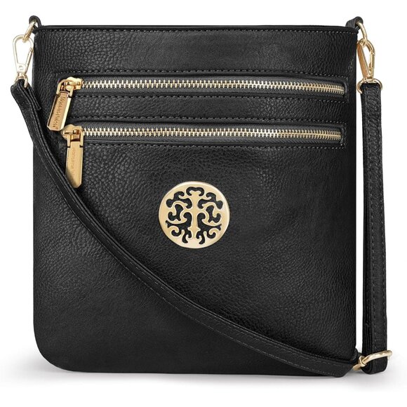 Handbags - Crossbody Bags for Women Multi Pocket Cross Body Bag Purses with Adjustable Stra